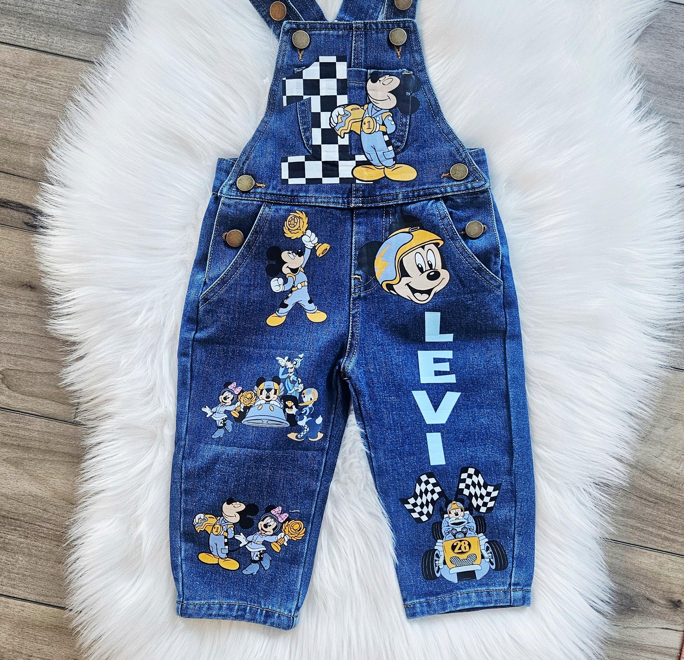 Vintage Mickey Mouse Overalls - Etsy