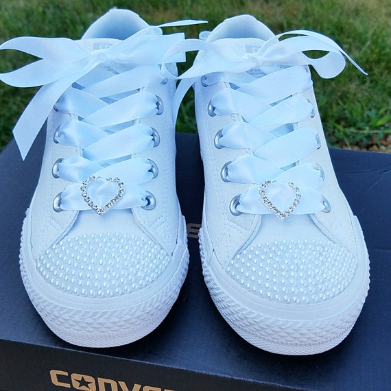 converse with satin laces