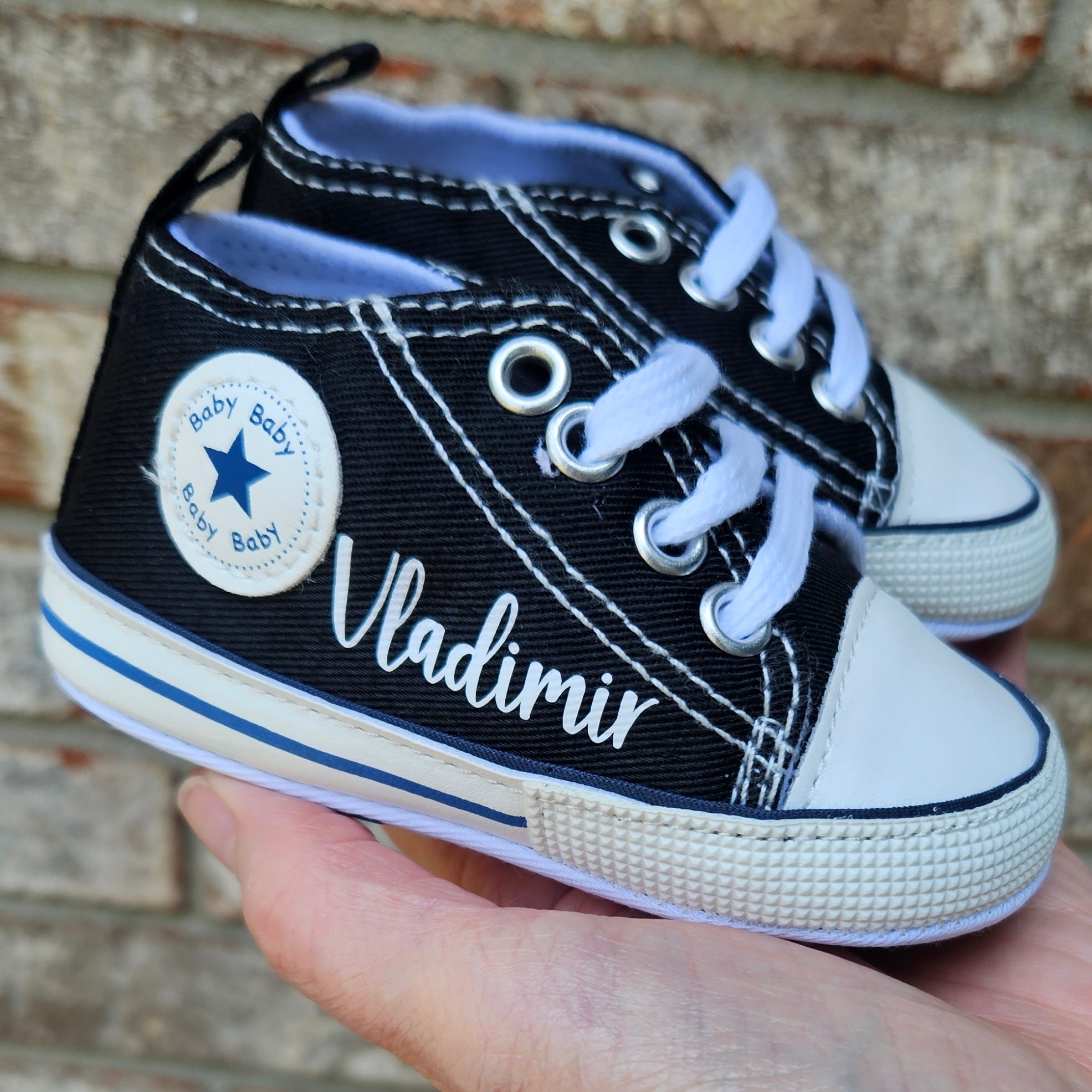 Monogrammed baby converse cheap