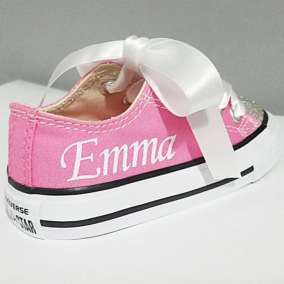 Pink Converse, Bling Converse, Baby Toddler, Crystals, Bedazzled, Pageant Shoes, Party Shoes, Girls Converse Pink Converse, Bling Converse, Baby Toddler, Crystals, Bedazzled, Pageant Shoes, Party Shoes, Girls Converse