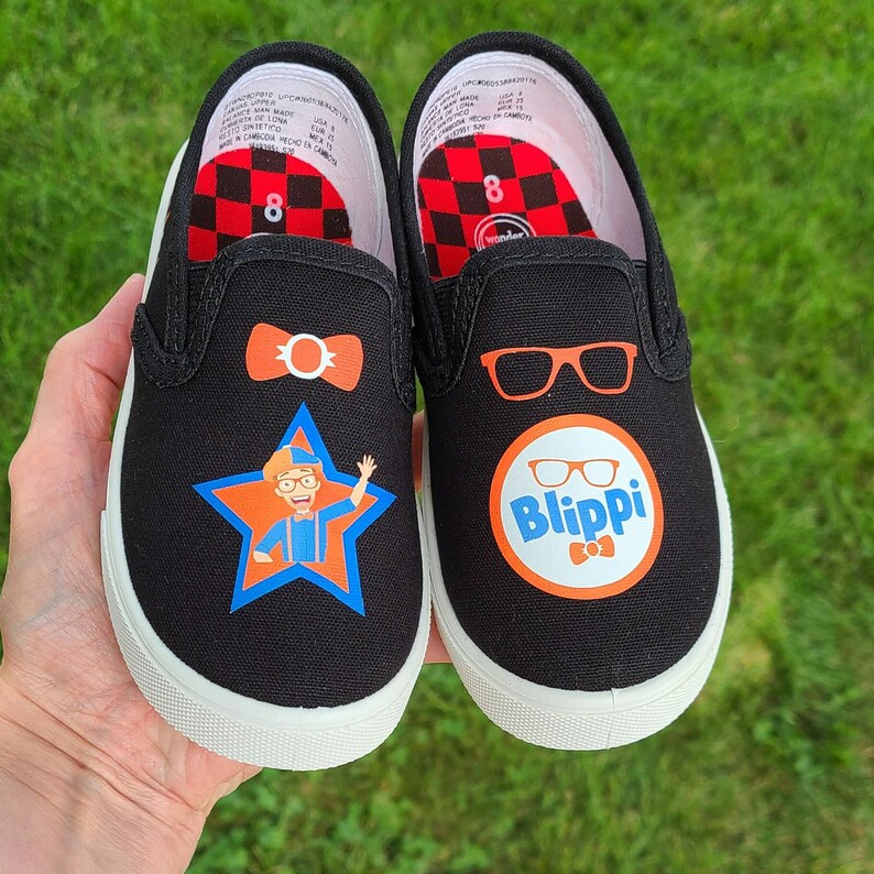 custom blippi shoes