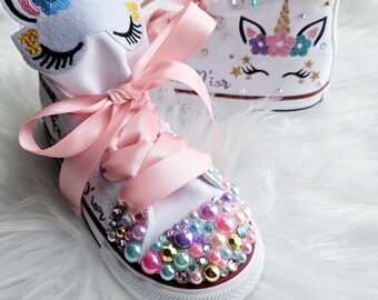 Custom Unicorn Converse Unicorn Shoes for Girls Personalized