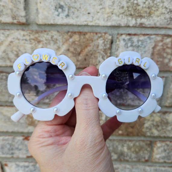 Gafas de sol personalizadas para ni a con flores gafas de sol con