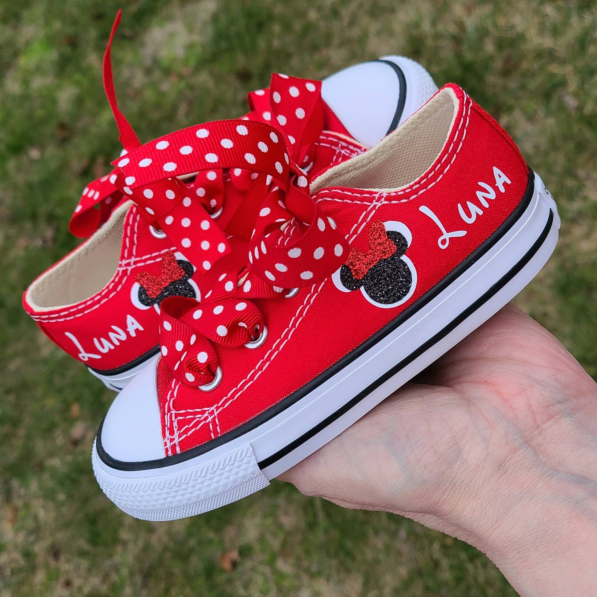 red converse 13