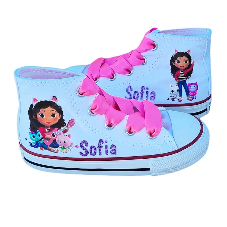 Gabby's Dollhouse Shoes Converse High Tops Personalized Etsy