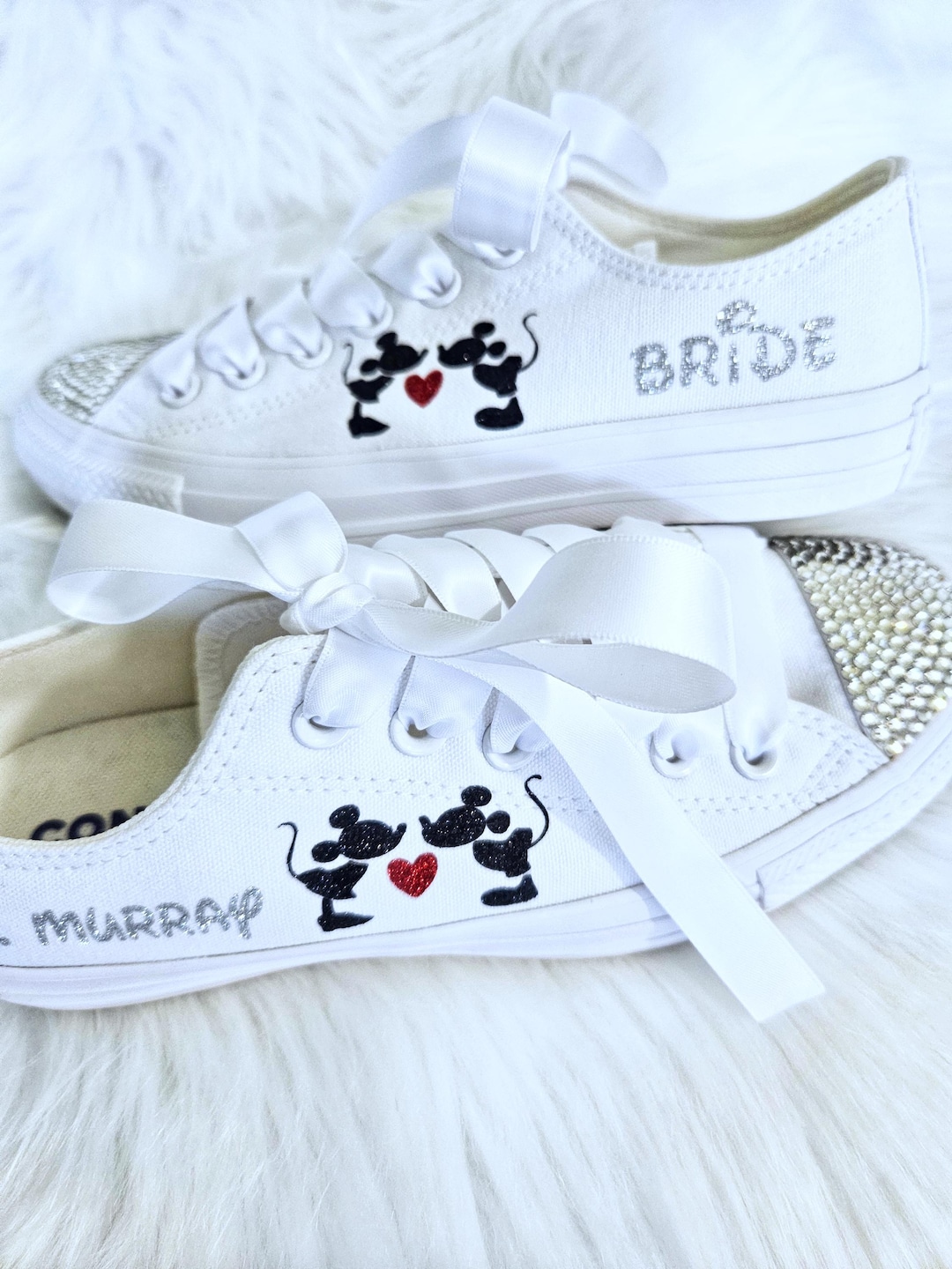 Disney wedding converse clearance