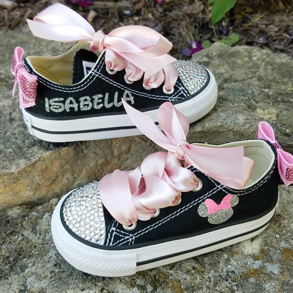 gold minnie mouse shoes