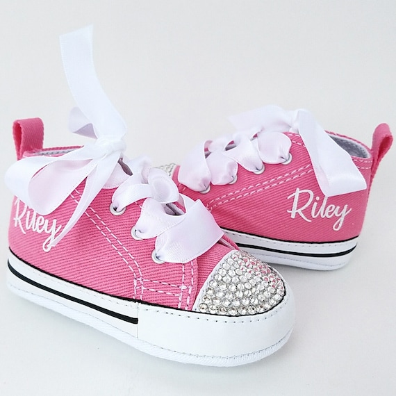 pink converse for baby girl