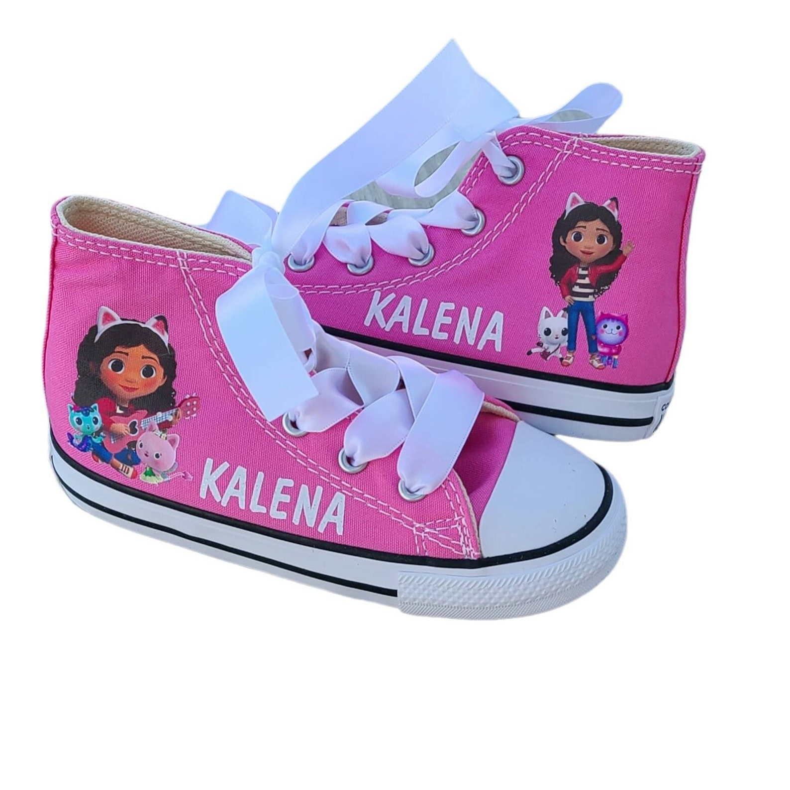 Gabby's Dollhouse Shoes Converse High Tops Personalized Etsy