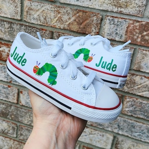 The Very Hungry Caterpillar Converse, Caterpillar Converse Sneakers, Converse Shoes For Toddler Kids