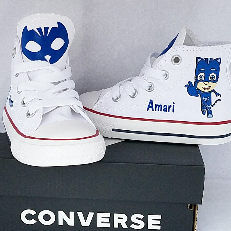 Catboy Shoes PJ Masks Converse Cat Boy Toddler Sizes Etsy
