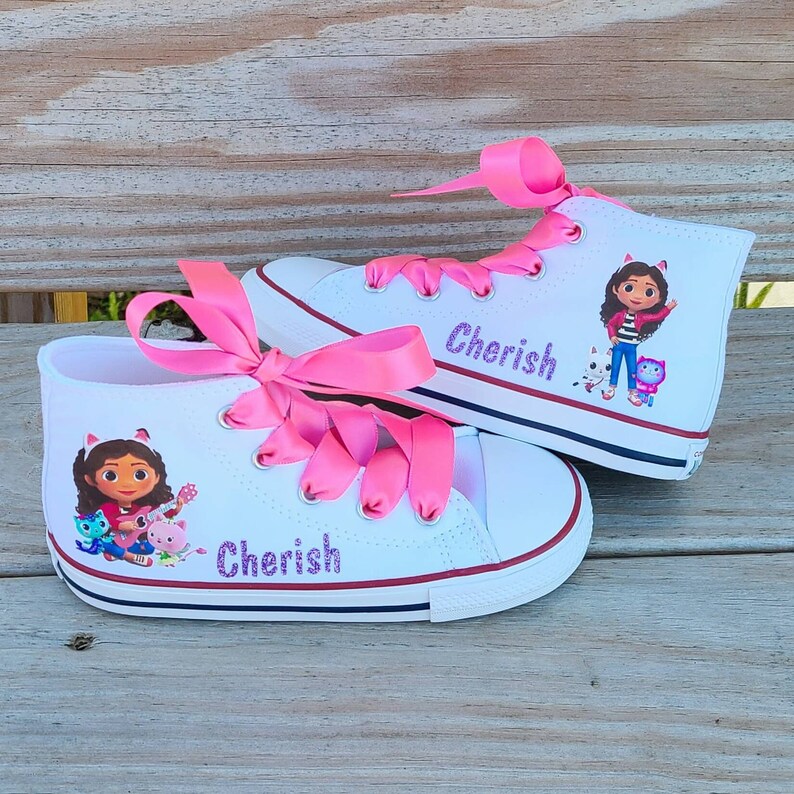 Gabby's Dollhouse Shoes Converse High Tops Personalized Etsy