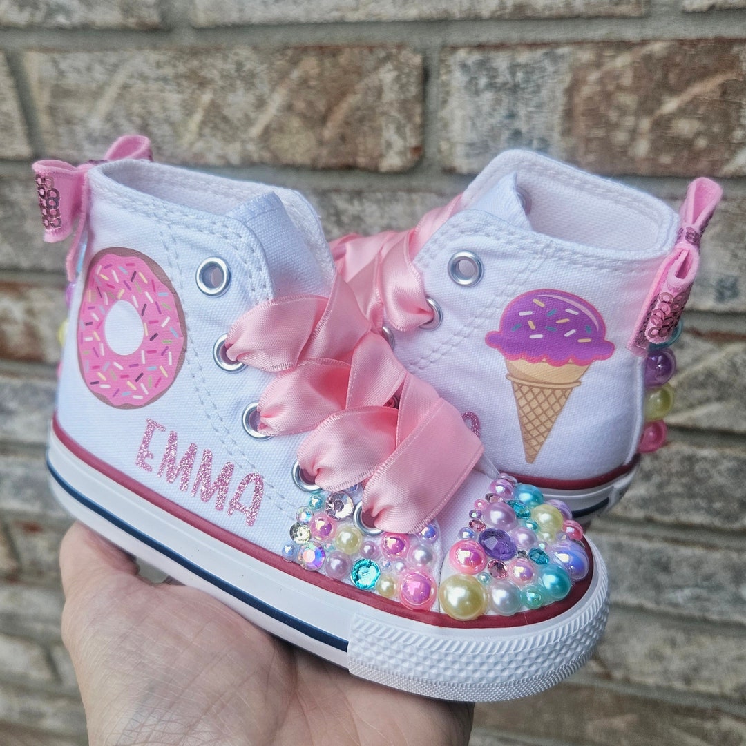 Donut Converse, Personalized, Donut Grow Up, Ice Cream Cone, Sprinkles ...