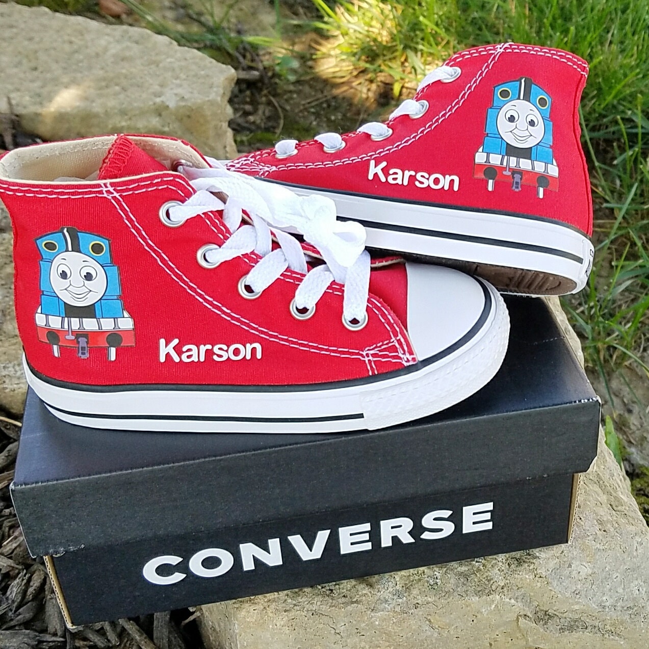 boys customised converse