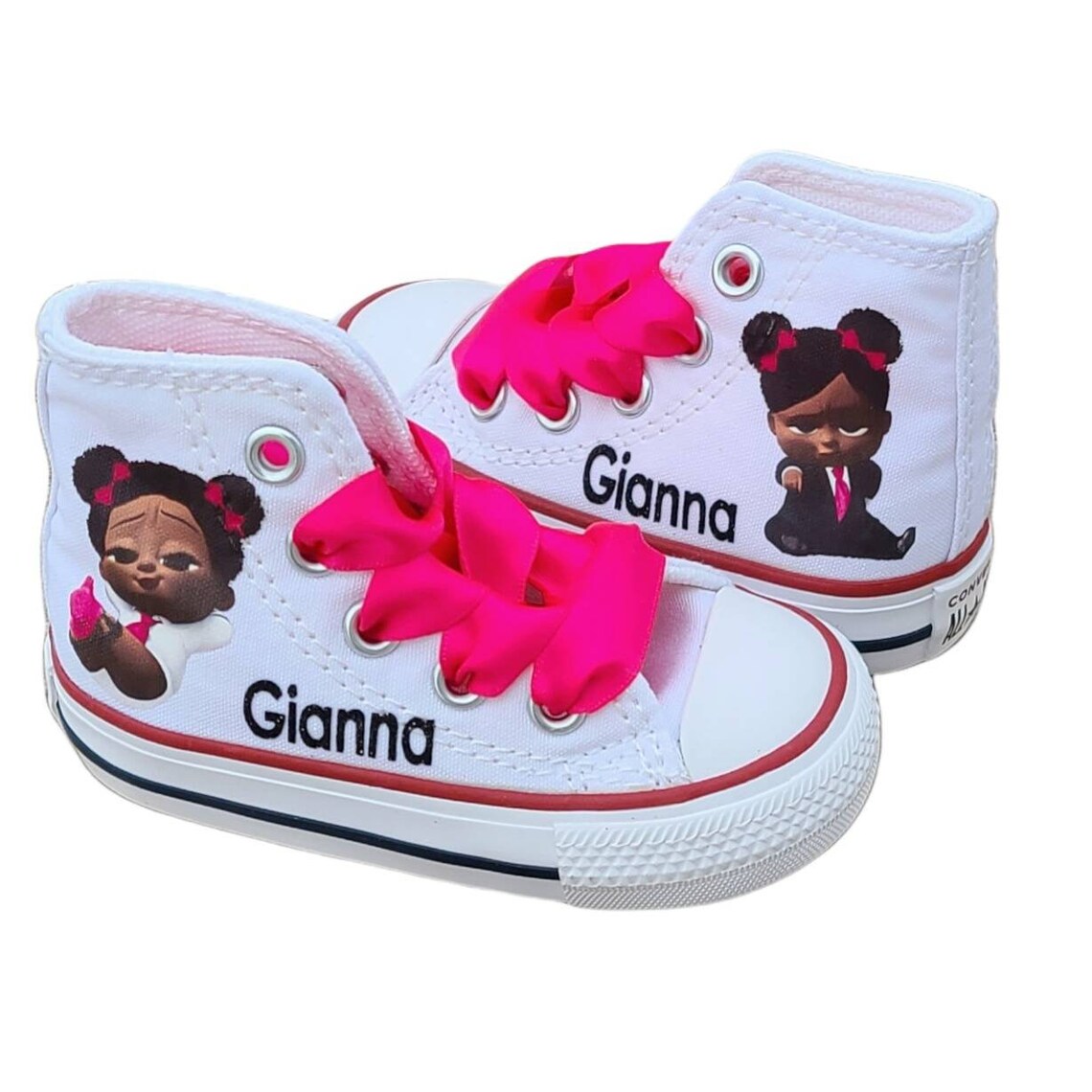 Boss Baby Shoes High Top Converse Toddler Sizes Many Colors Etsy