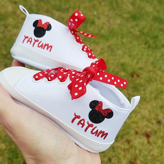 minnie mouse baby sneakers
