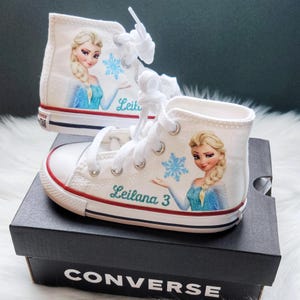 Frozen Converse Elsa Custom Sneakers image 2