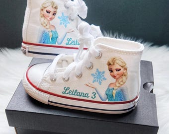 Frozen Converse Elsa Custom Sneakers