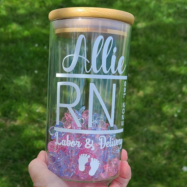 Labor and Delivery Tracking Jar Etsy