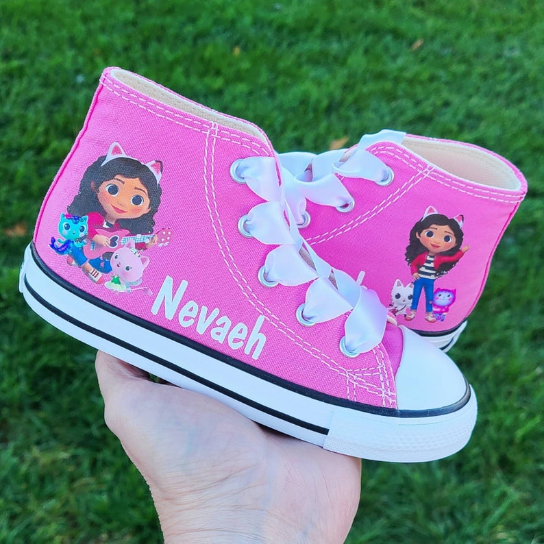 Gabby's Dollhouse Shoes Converse High Tops Personalized Etsy
