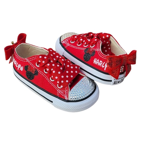 Buy Red Converse Crystal Shoes Baby Toddler Minnie Mouse Online in India - Etsy Buy Red Converse Crystal Shoes Baby Toddler Minnie Mouse Online in India - Etsy