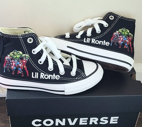 Avengers Converse Hulk Iron Man Spider Man Captain - Etsy Australia