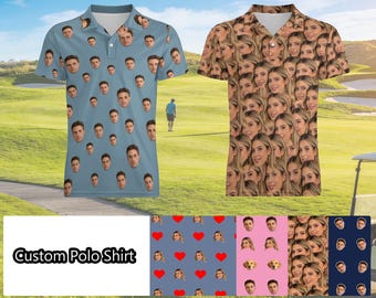 Polo con foto personalizada, polo con gráfico personalizado, varios estilos