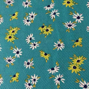 Piqué di cotone vintage a margherita 3 iarde per 58"
