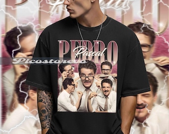 Maglietta vintage anni '90 di Pedro Pascal in edizione limitata, felpa con grafica Balmaceda Pasca, regali per uomo e donna, maglietta unisex