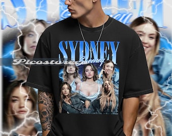 Sydney Sweeney Vintage Shirt, Sydney Sweeney Homage Tshirt, Sydney Sweeney Fan Tees, Sydney Sweeney Gift for Her, Sydney Sweeney Merch Gift