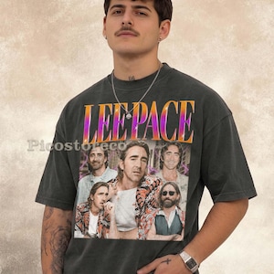 Lee Pace Vintage 90er Jahre Grafik-T-Shirt, Unisex-Baumwollhemd
