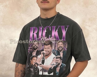Vintage Ricky Martin 90s Retro Homage Shirt