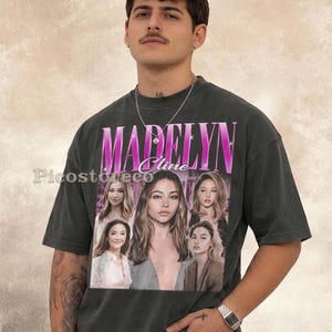 T-shirt graphique Madelyn Cline : chemise unisexe pour amateur de cinéma, cadeau pour fan de l'an 2000