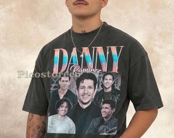 Chemise de style vintage Danny Ramirez, t-shirt de fan rétro des années 90