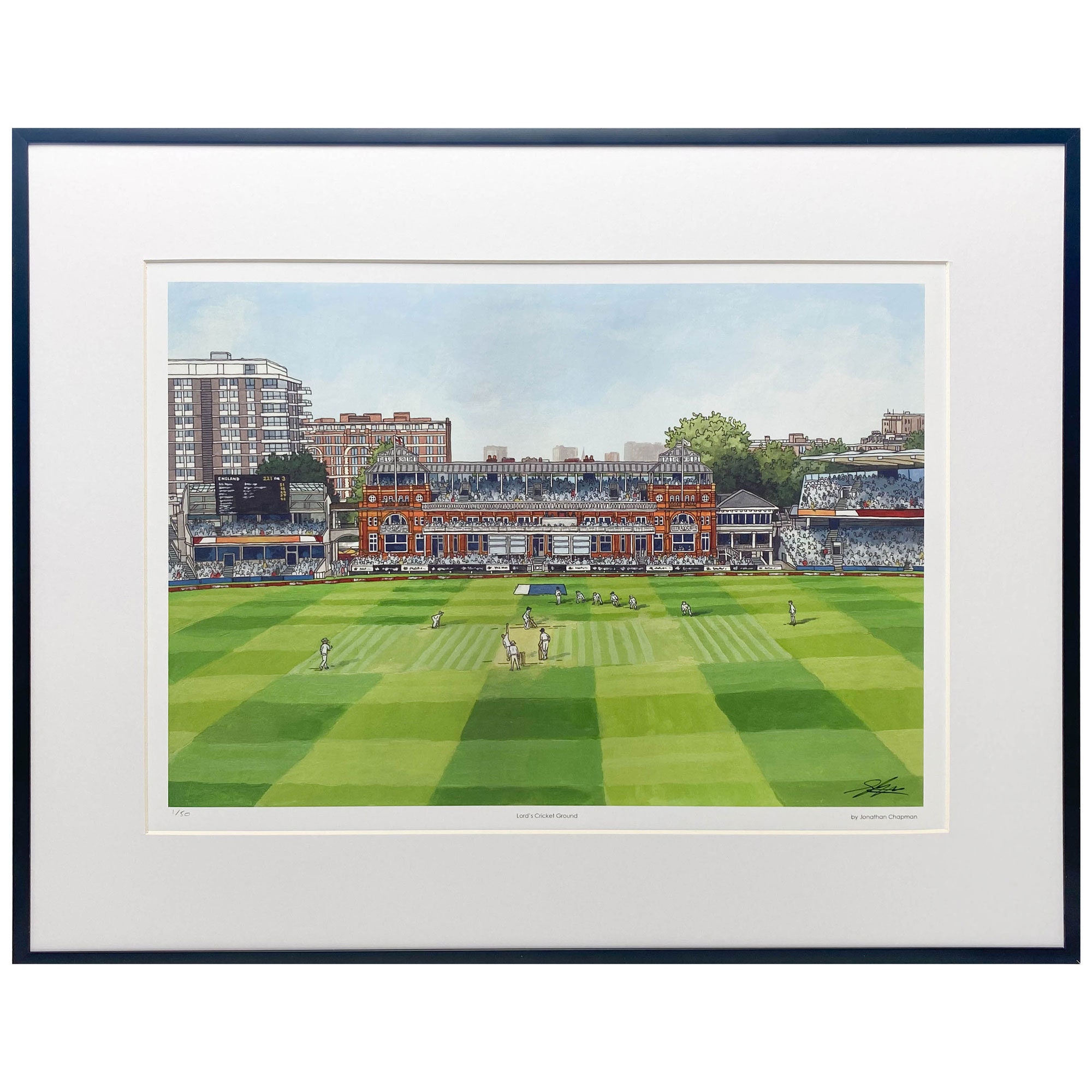 Lords Cricket Ground Fine Art Middlesex CCC & England MCC