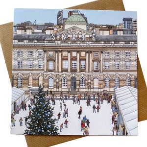 Skate Somerset House Greeting card