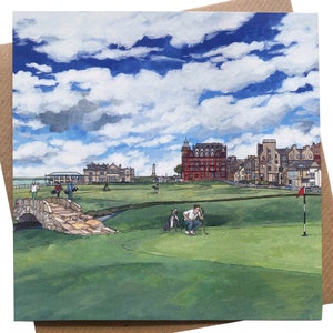 Biglietto d'auguri di St Andrews Links