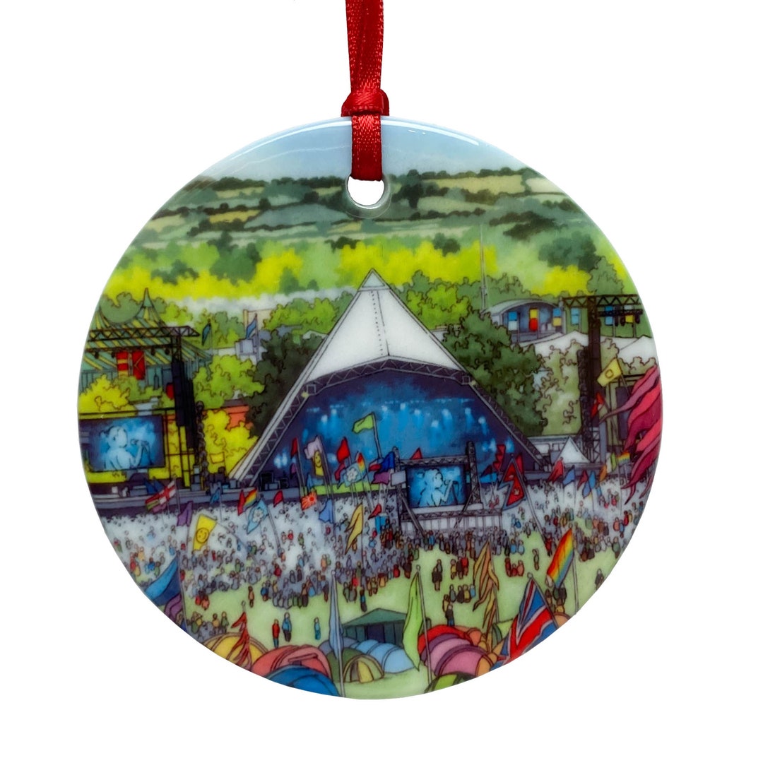 Glastonbury Christmas Tree Ornament Etsy