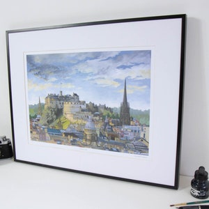 Edinburgh Castle - Limited Edition Art Print - Etsy UK