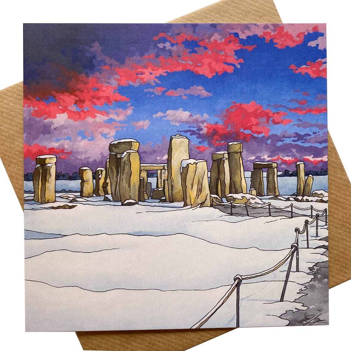 Stonehenge Greeting Card - Etsy