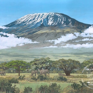 Mount Kilimanjaro, Tanzania - Limited Edition Art Print