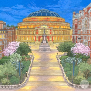 The Royal Albert Hall - Limited Edition Art Print