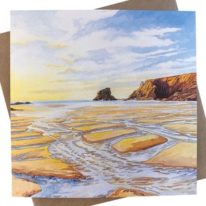 Porthcothan Sun Greeting Card