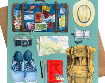 Travel Greeting Card