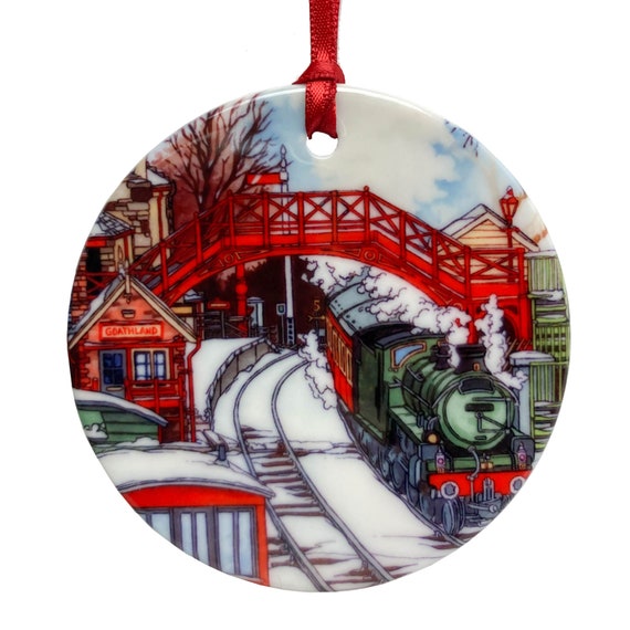 Goathland Steam Engine Christmas Tree Ornament Etsy