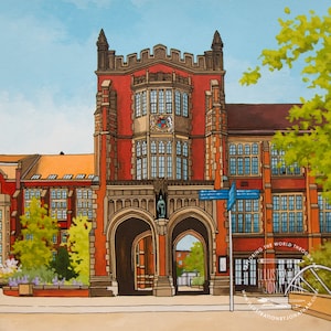 The Arches, Newcastle University - Limited Edition Art Print