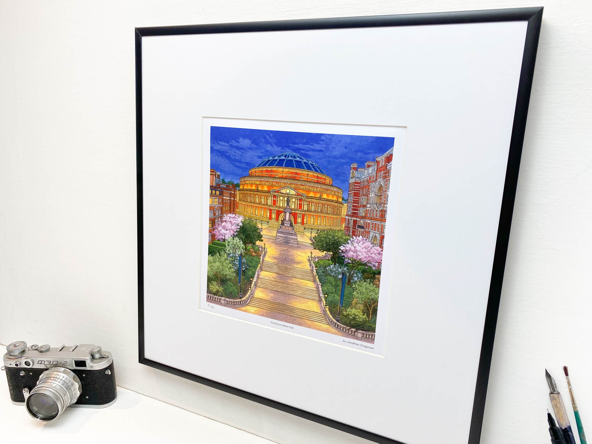 The Royal Albert Hall - Limited Edition Art Print - Etsy