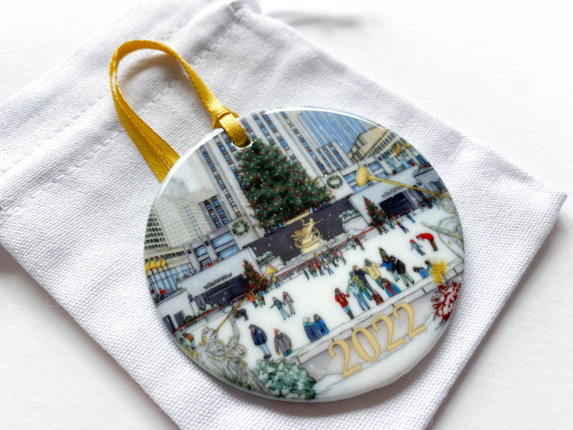 New York Christmas Tree Ornament - Etsy UK
