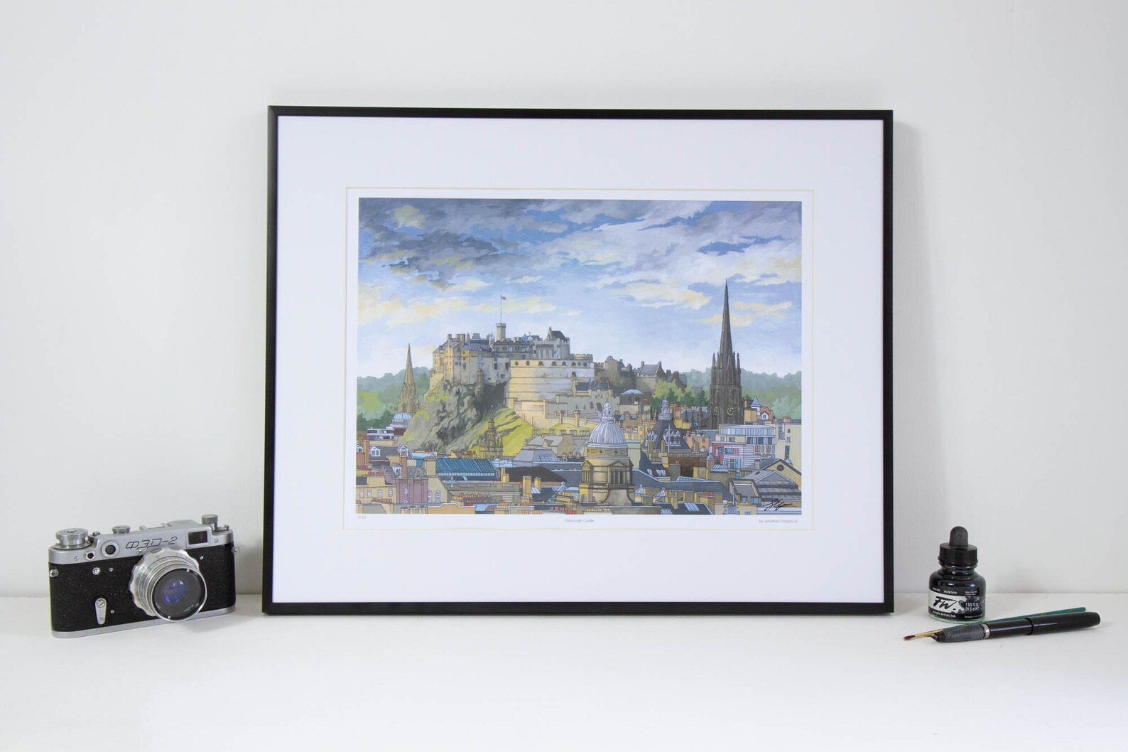 Edinburgh Castle - Limited Edition Art Print - Etsy