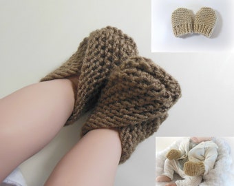 baby knit shoes